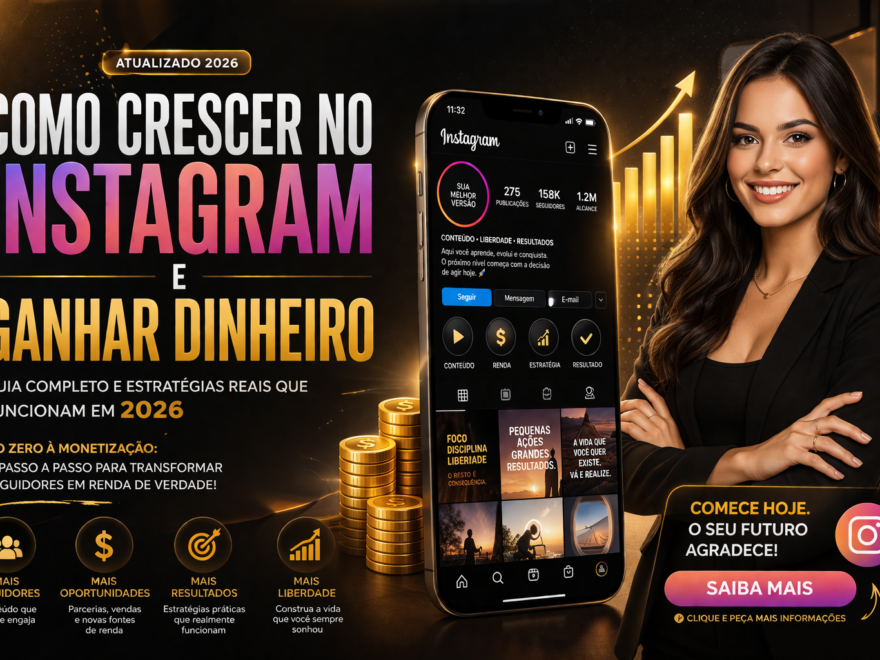 Como Crescer no Instagram e Ganhar Dinheiro