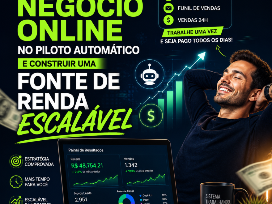 Como Criar Um Negócio Online no Piloto Automático