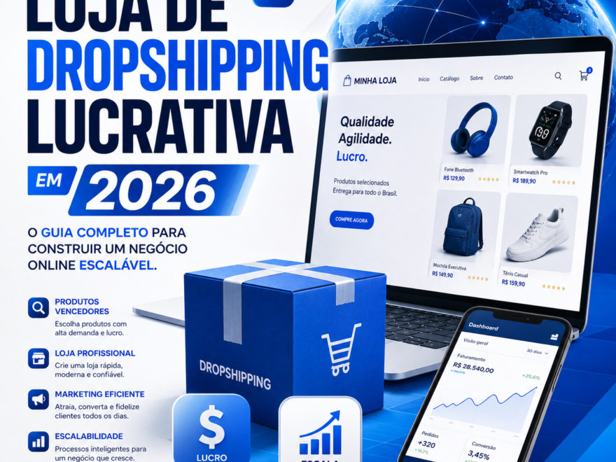 Como Criar Uma Loja de Dropshipping Lucrativa em 2026