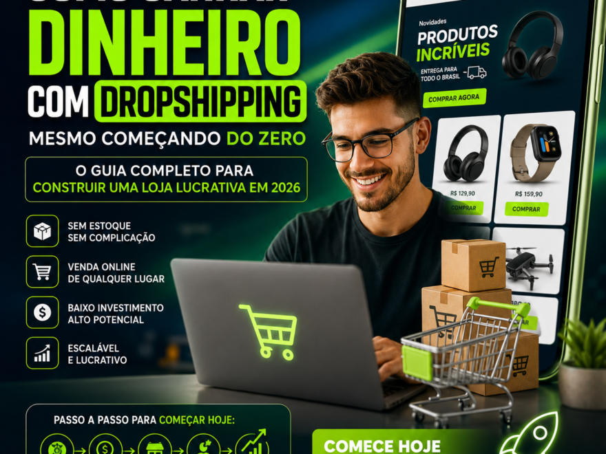 Como Ganhar Dinheiro com Dropshipping Mesmo Começando do Zero