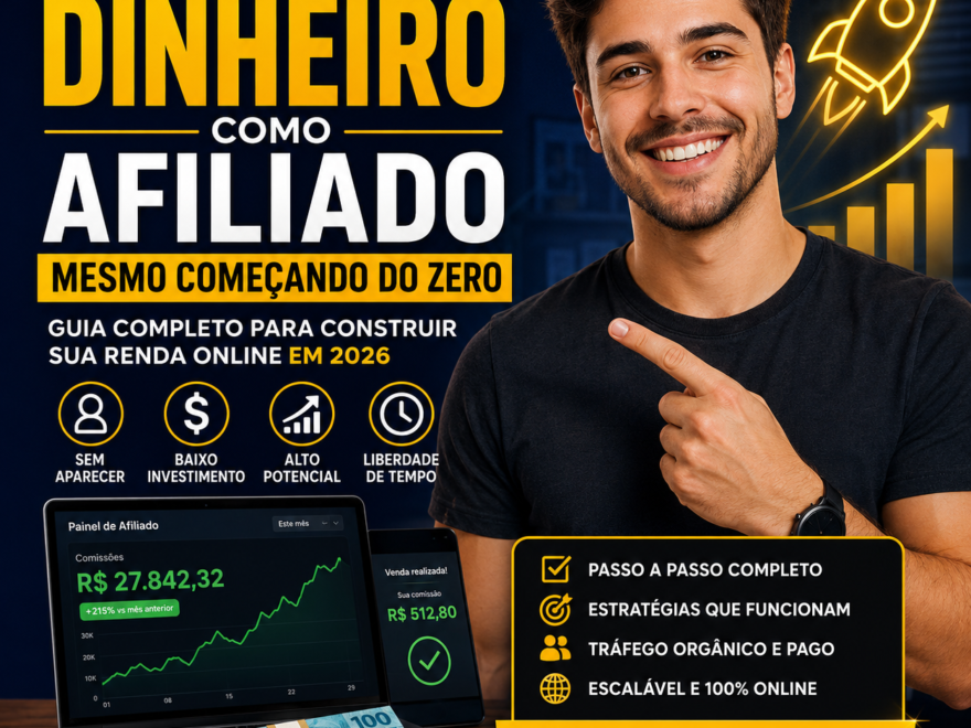 Como Ganhar Dinheiro Como Afiliado Mesmo Começando do Zero