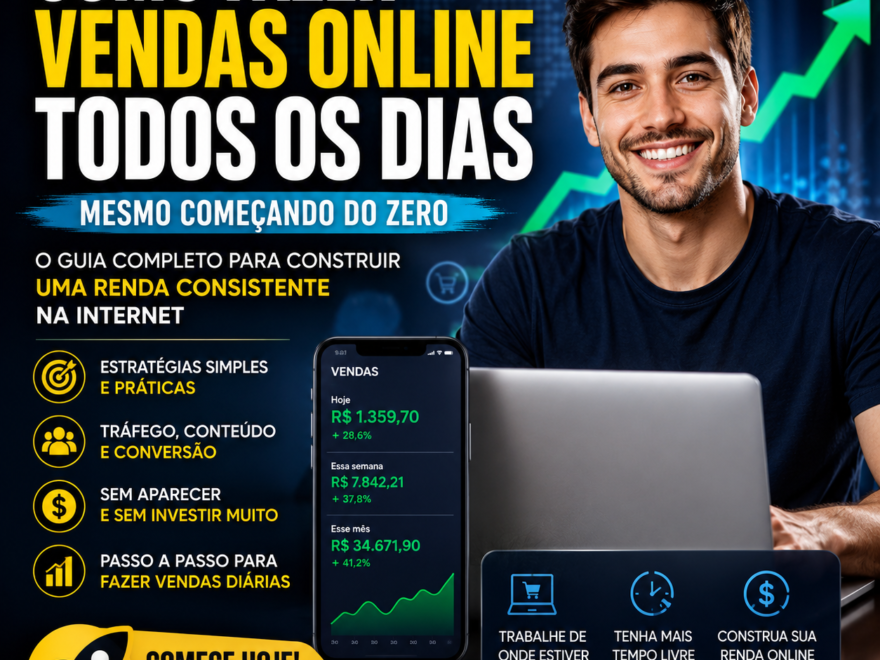 Como Fazer Vendas Online Todos os Dias Mesmo Começando do Zero