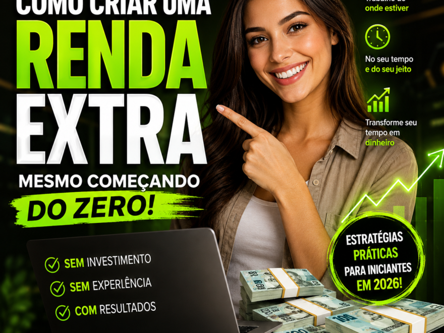 Como Criar Uma Renda Extra Mesmo Começando do Zero