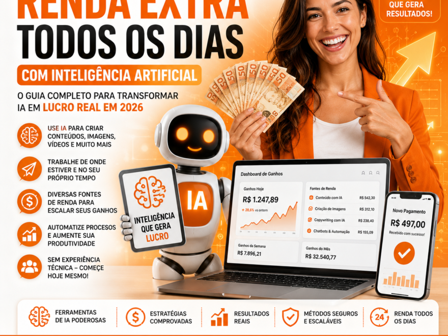Como Ganhar Renda Extra Todos os Dias com Inteligência Artificial