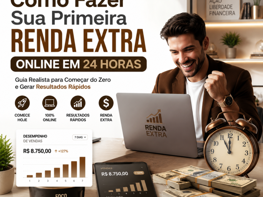 Como Fazer Sua Primeira Renda Extra Online em 24 Horas