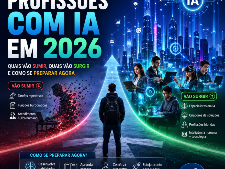 Mapa das Profissões com IA em 2026