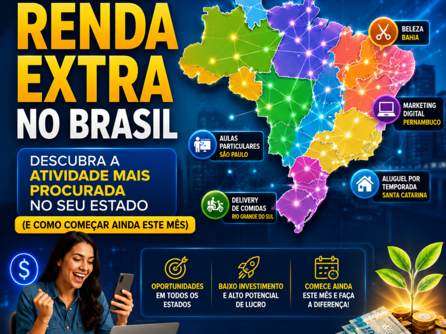 Mapa da Renda Extra no Brasil
