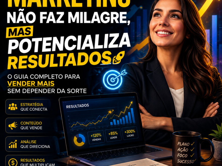 Marketing Não Faz Milagre, Mas Potencializa Resultados