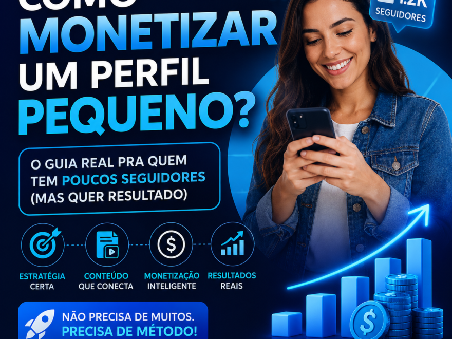 Como Monetizar Um Perfil Pequeno?