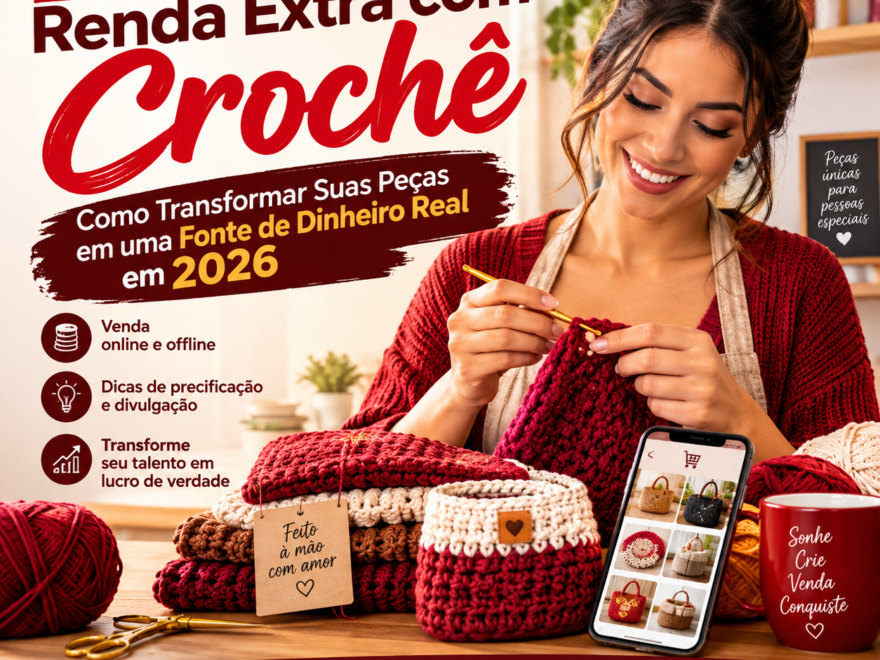 Renda Extra com Crochê